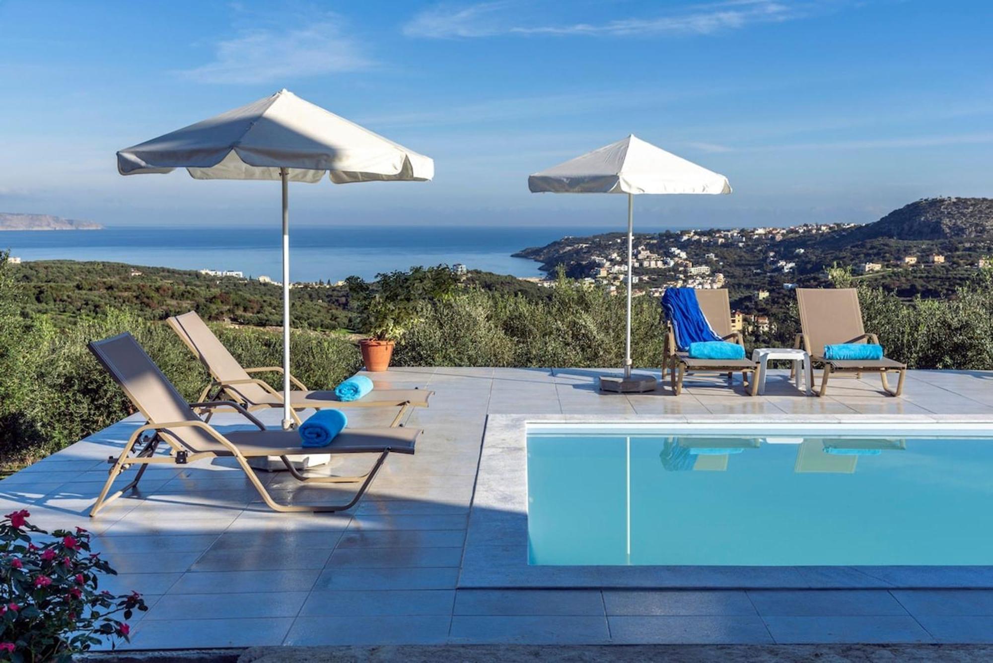 Villa Konstantinos Hilltop Vineyard Escape Almirída Luaran gambar