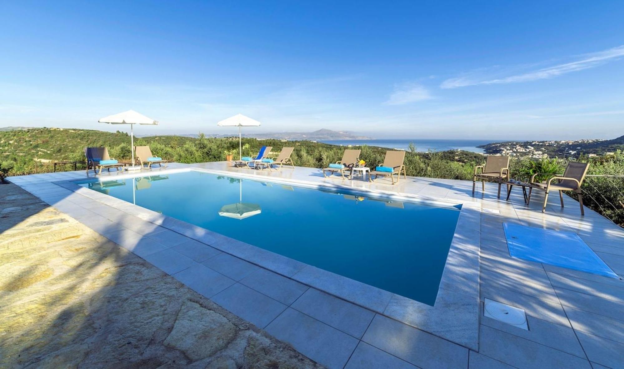 Villa Konstantinos Hilltop Vineyard Escape Almirída Luaran gambar