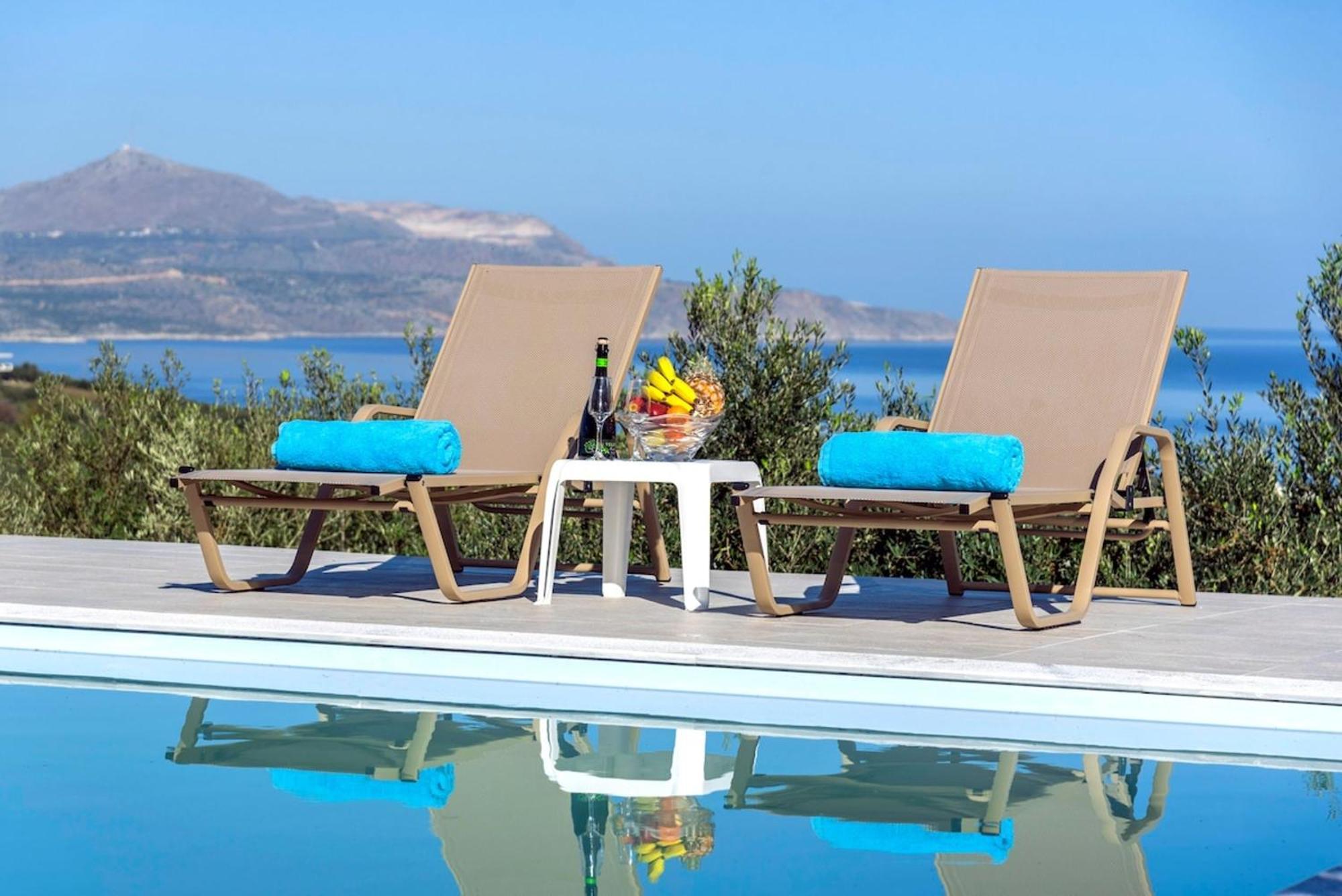 Villa Konstantinos Hilltop Vineyard Escape Almirída Luaran gambar