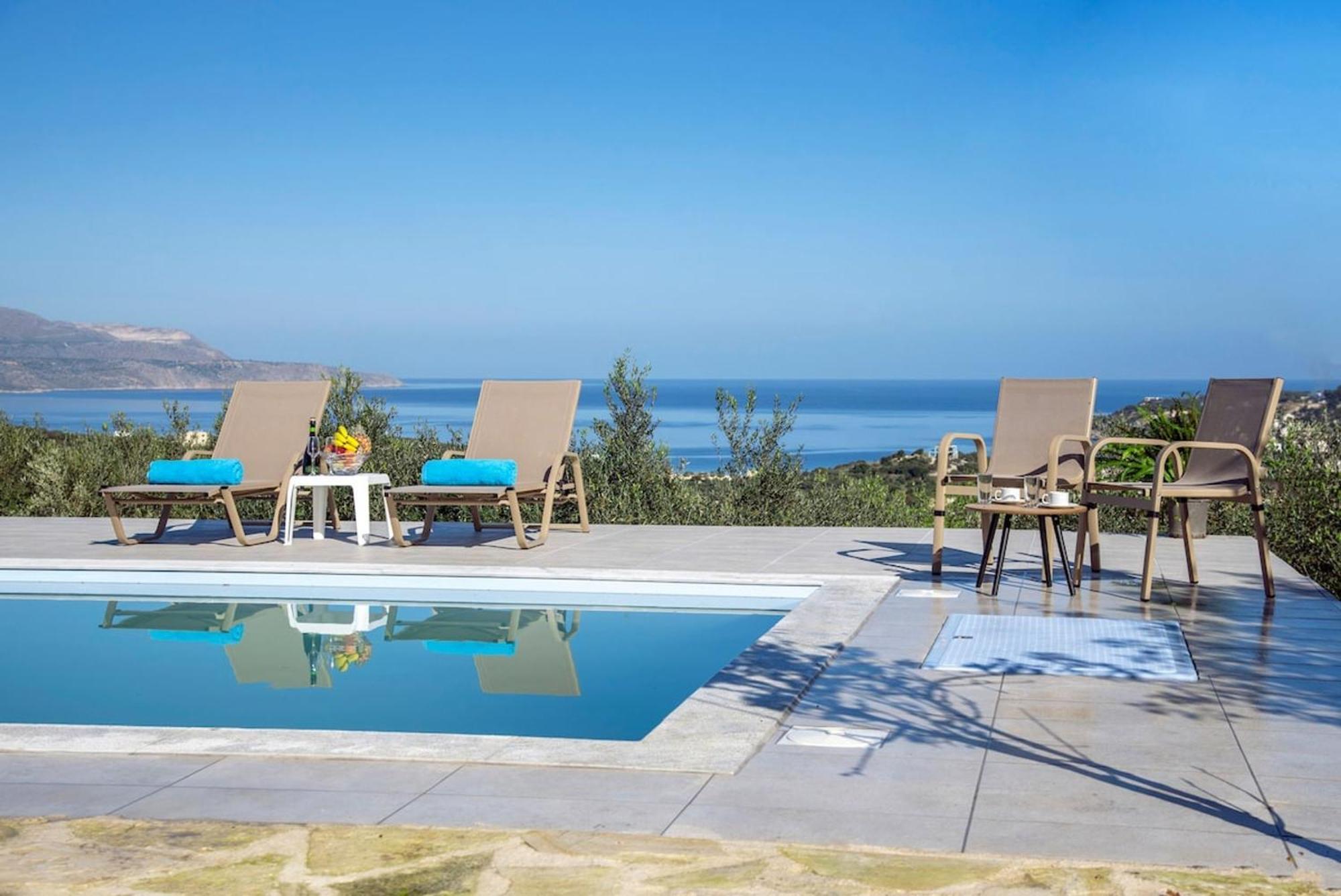 Villa Konstantinos Hilltop Vineyard Escape Almirída Luaran gambar