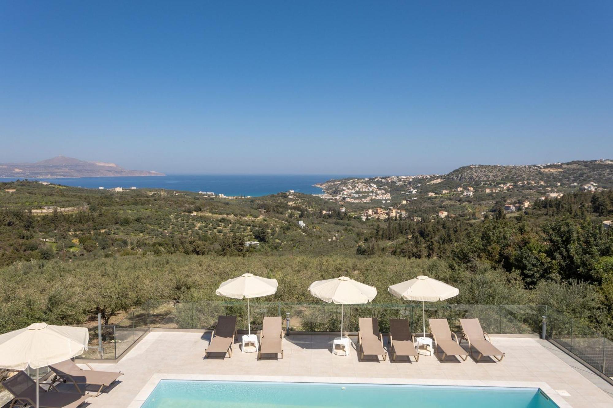 Villa Konstantinos Hilltop Vineyard Escape Almirída Luaran gambar