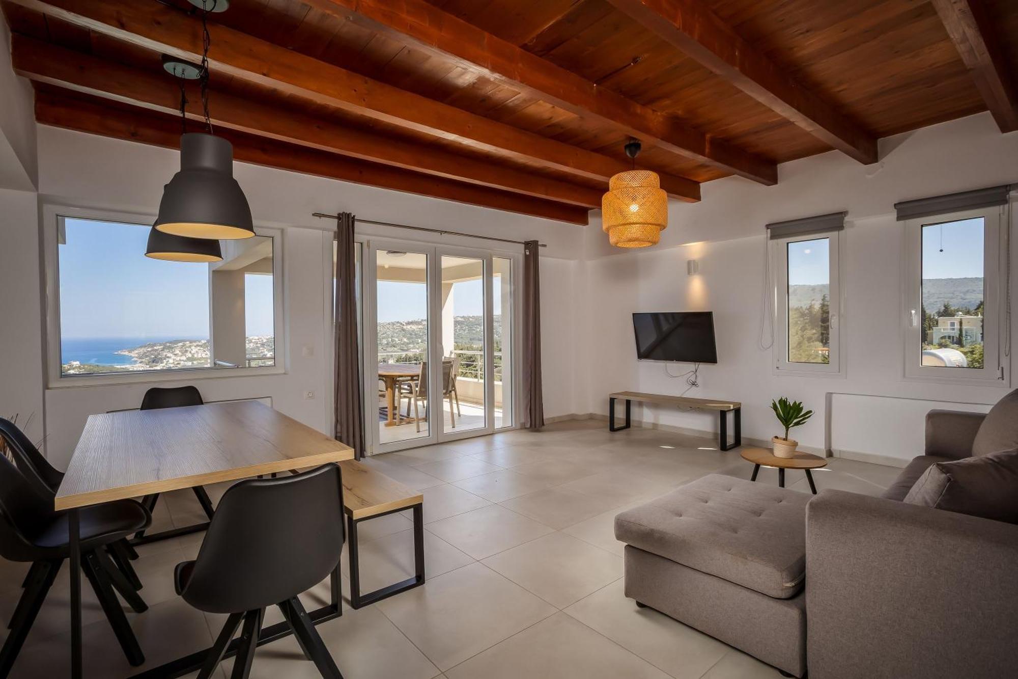 Villa Konstantinos Hilltop Vineyard Escape Almirída Luaran gambar