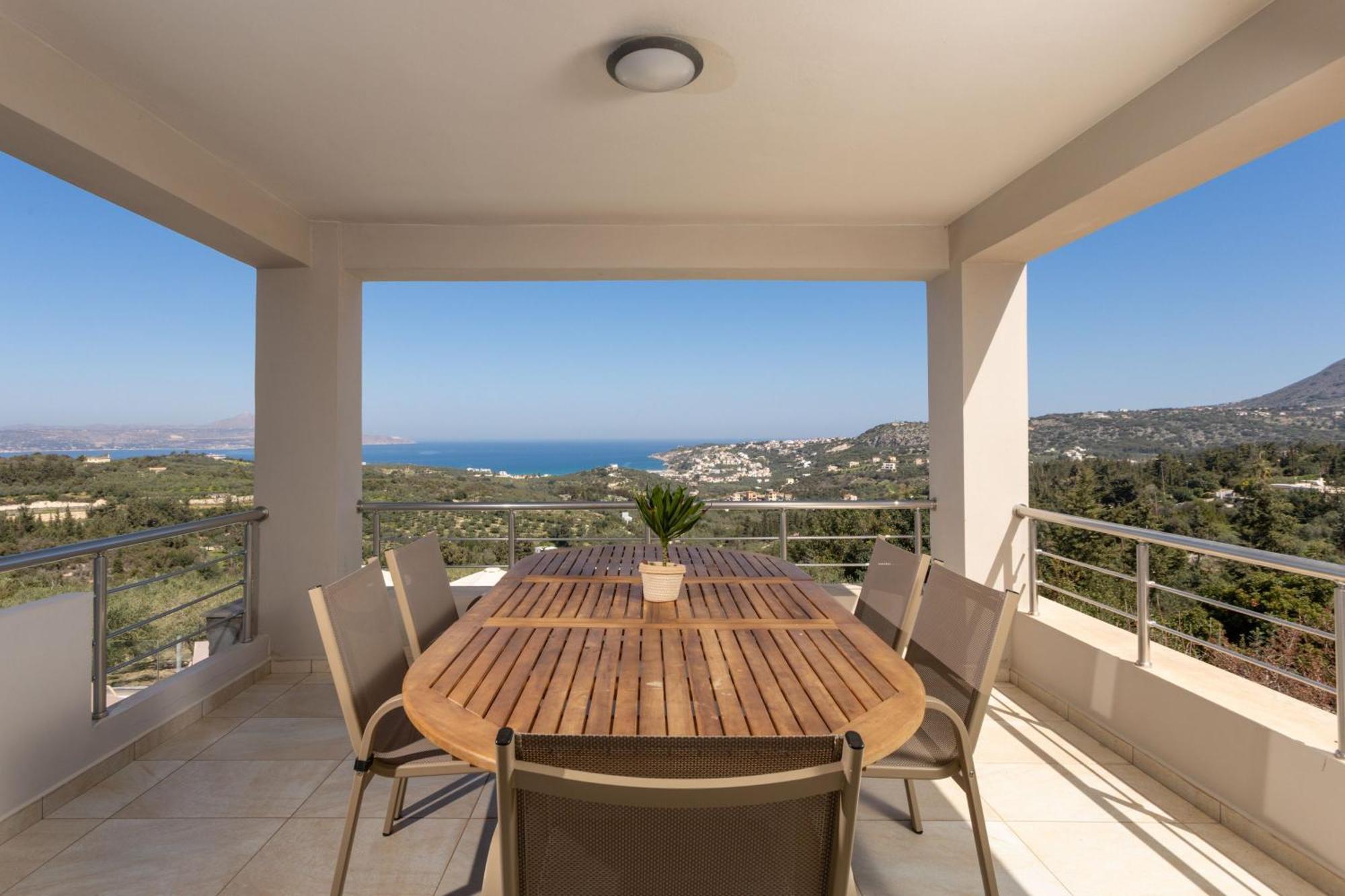 Villa Konstantinos Hilltop Vineyard Escape Almirída Luaran gambar