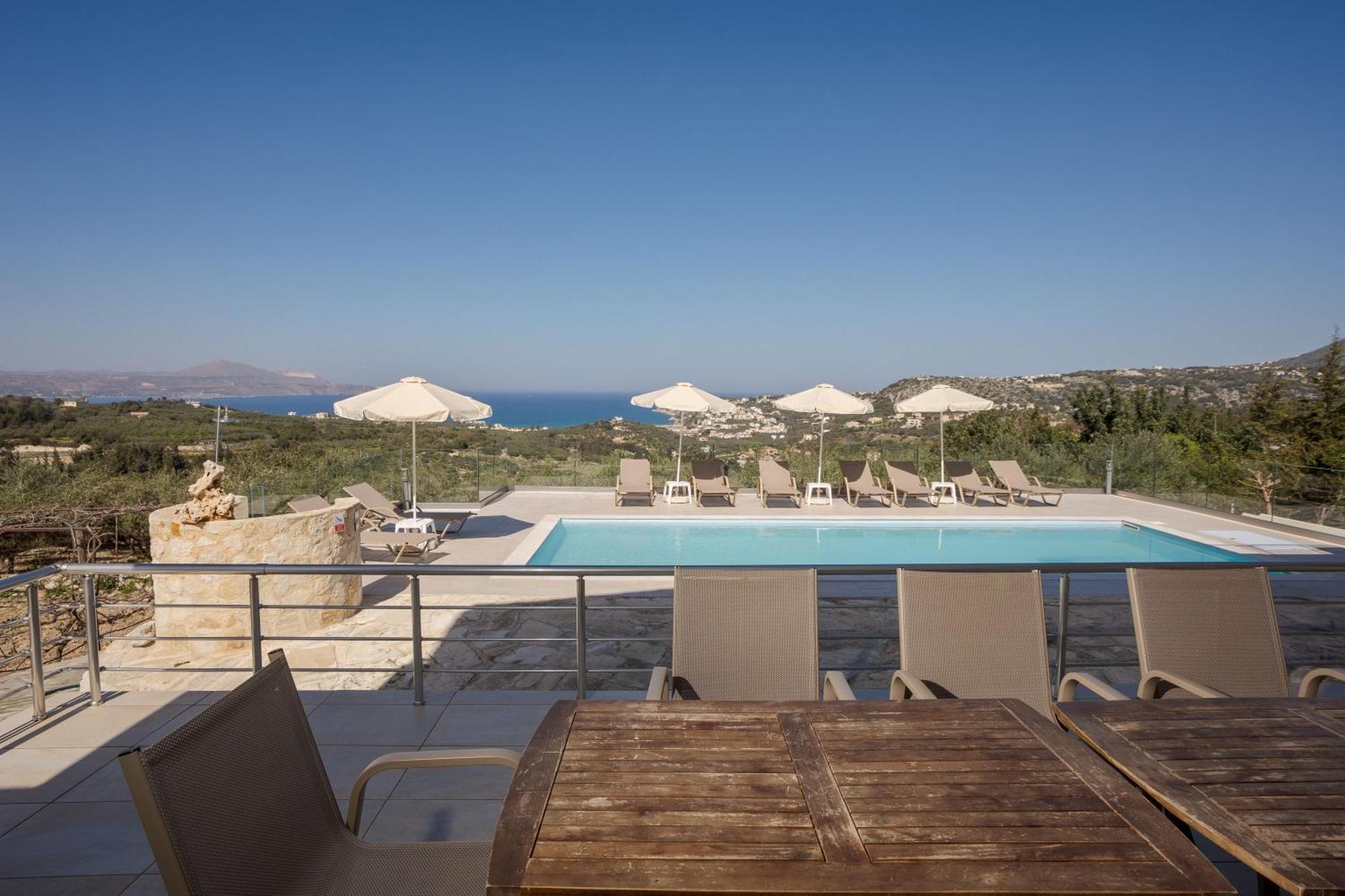 Villa Konstantinos Hilltop Vineyard Escape Almirída Luaran gambar