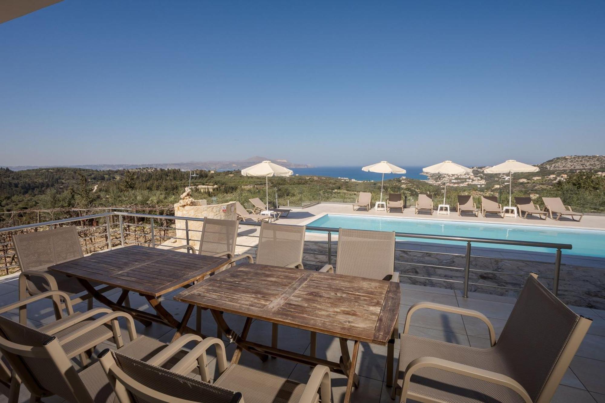 Villa Konstantinos Hilltop Vineyard Escape Almirída Luaran gambar